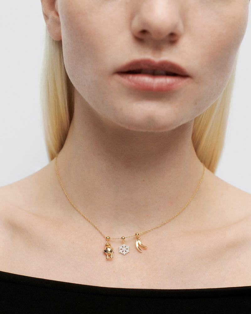 Artist Charm - 
  
    Sterling Silver / 18K Gold plating
  
