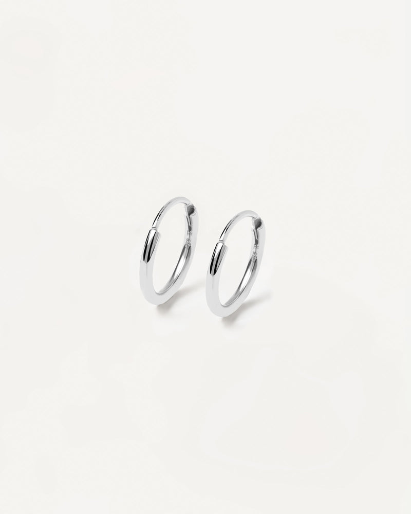 Classic endless hoops made in 925 sterling silver