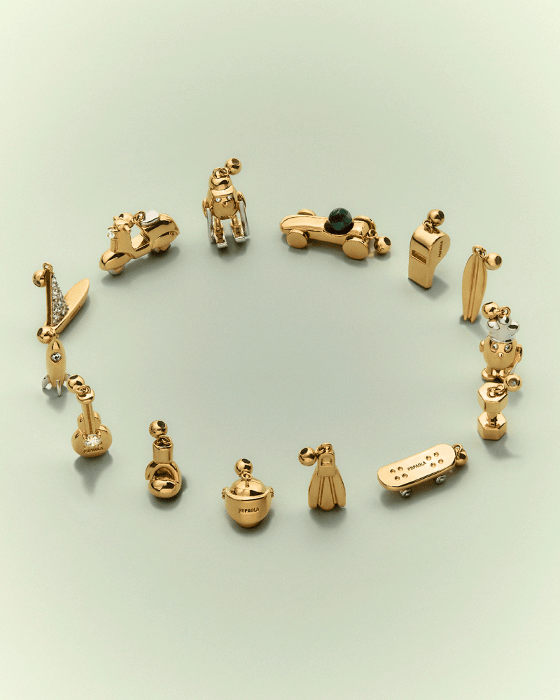 Mini skateboard charm to personalize necklace or bracelet
